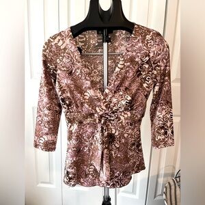 INC International Concepts Wrap Blouse